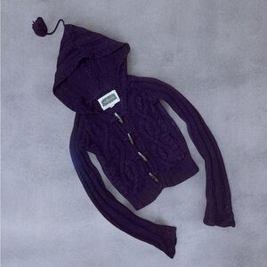 Hollister Purple Knit Sweater